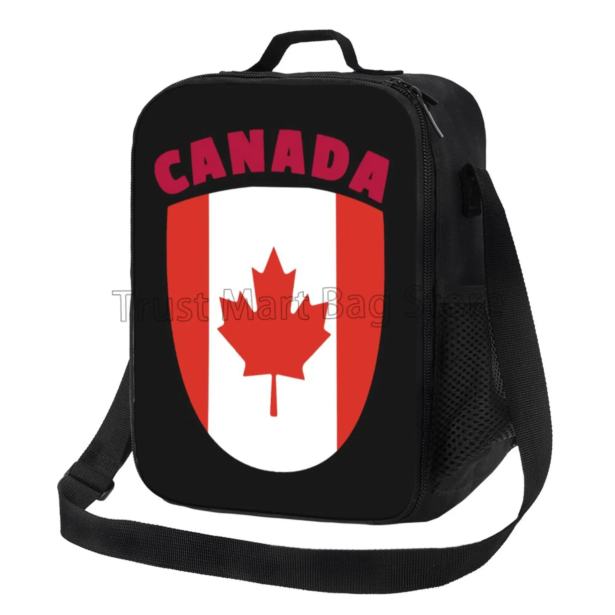 Women Bags In Canada - Canada Flag Print Lunch Bags for