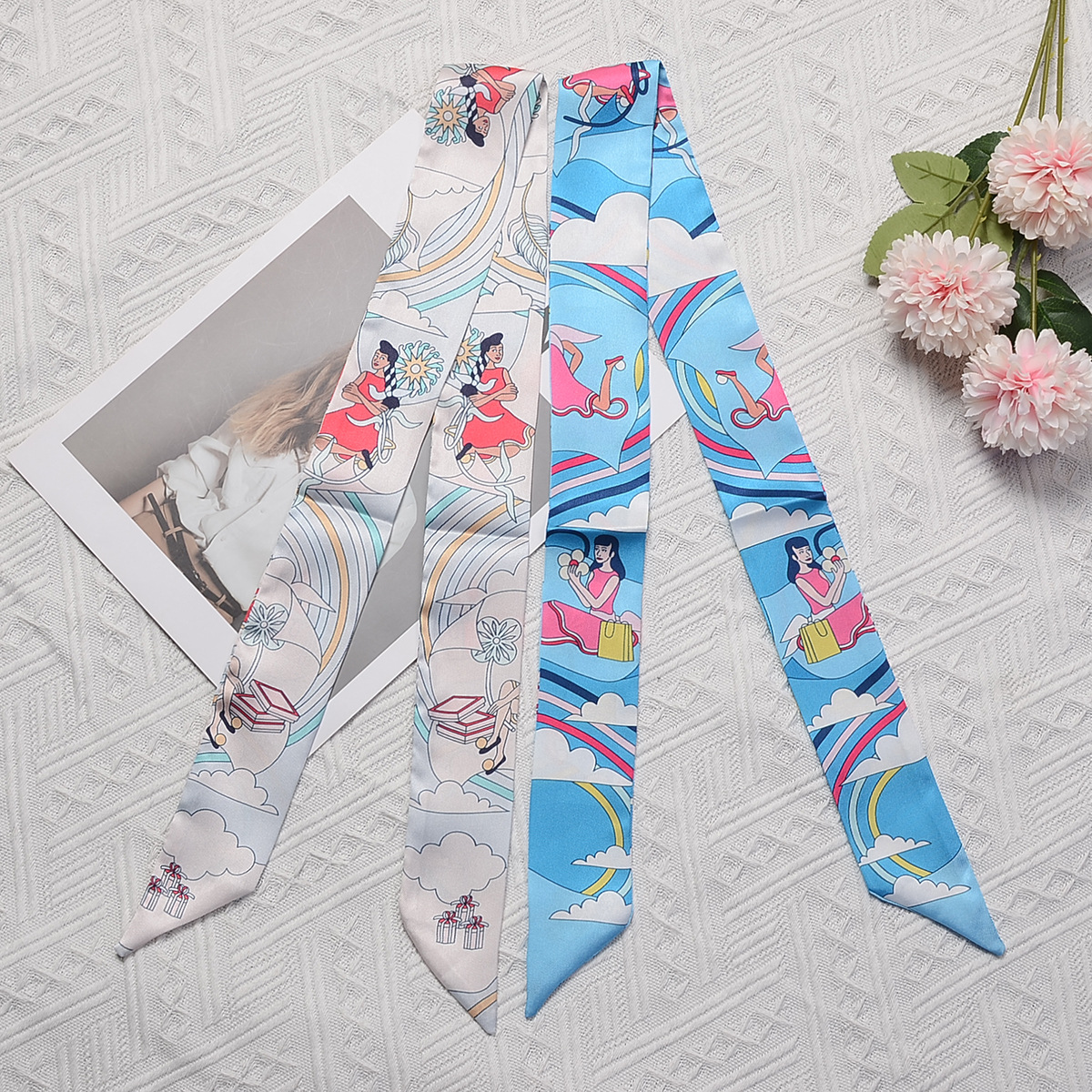 Women Bags Luxury Brands - Women Hair Scarf 2024 New Brand