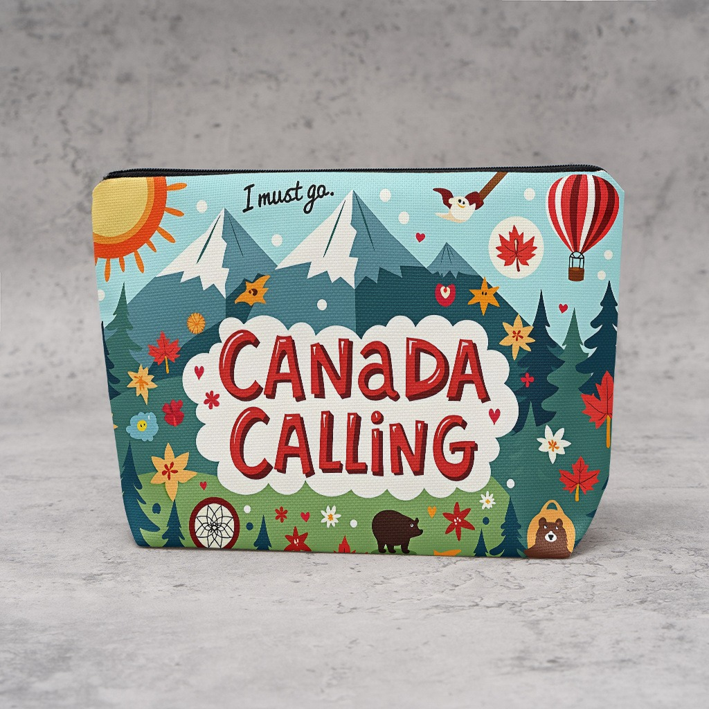 Women Bags In Canada - 1pc Canada Is Calling Forest Animals