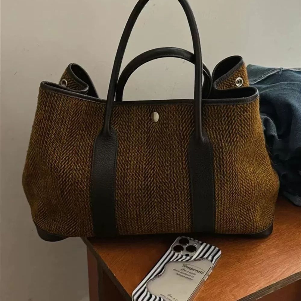 Women'S Bags Holiday - JIAERDI Retro Weave Tote Bag Women