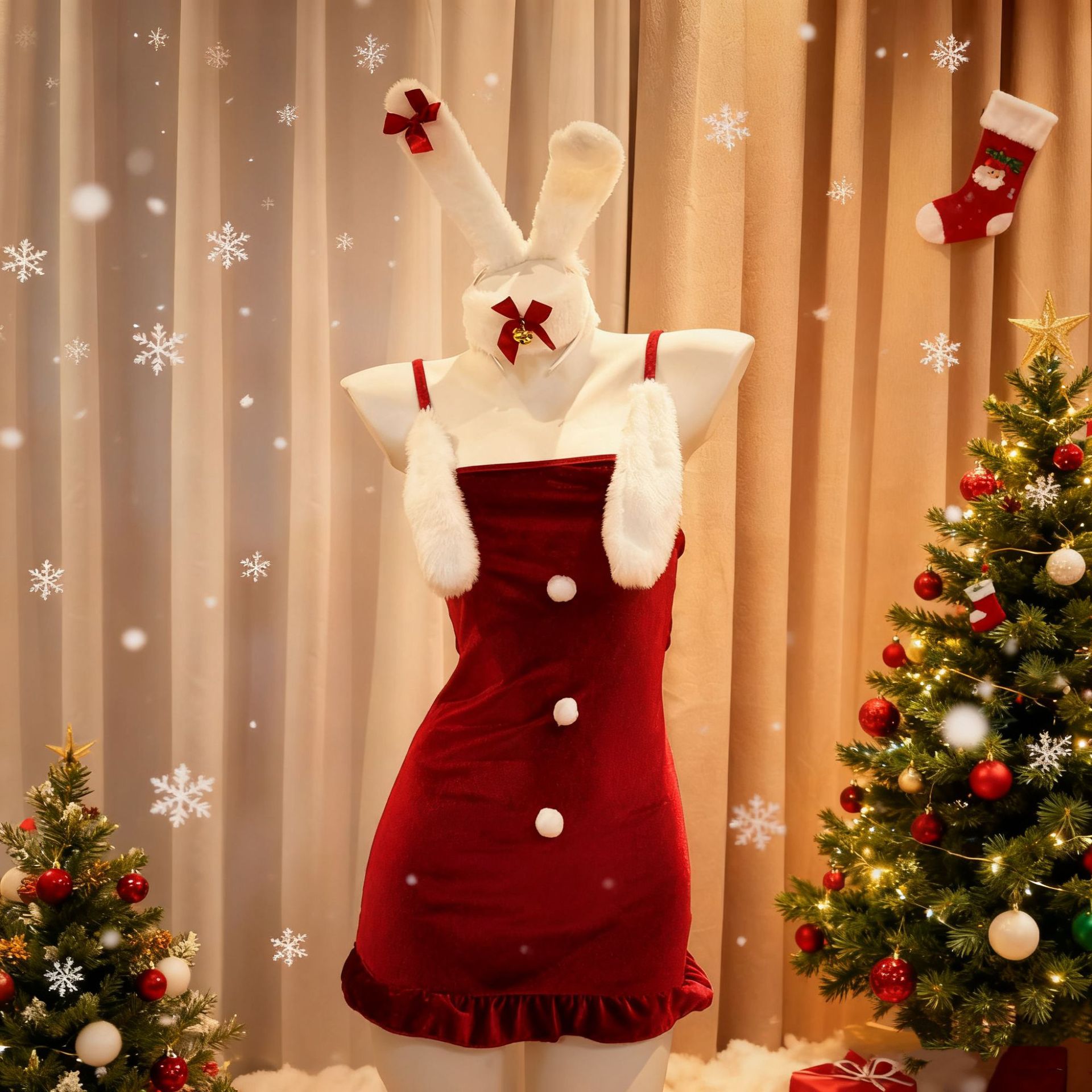Woman In Bag - Sexy Backless Sexy Lingerie Abstinence Christmas