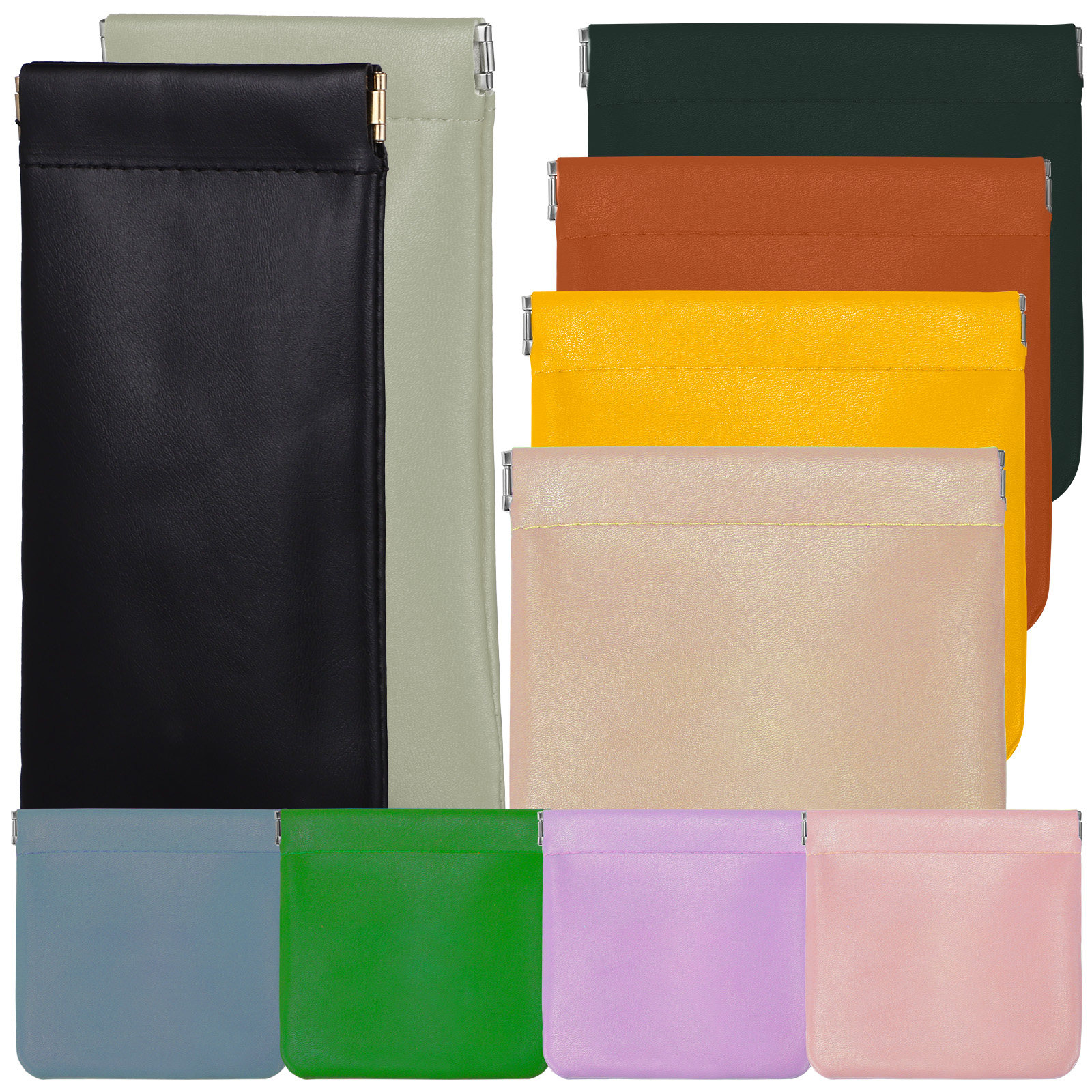 Women Vanity Bags - 10Pcs Portable Makeup Bags Small Sundries
