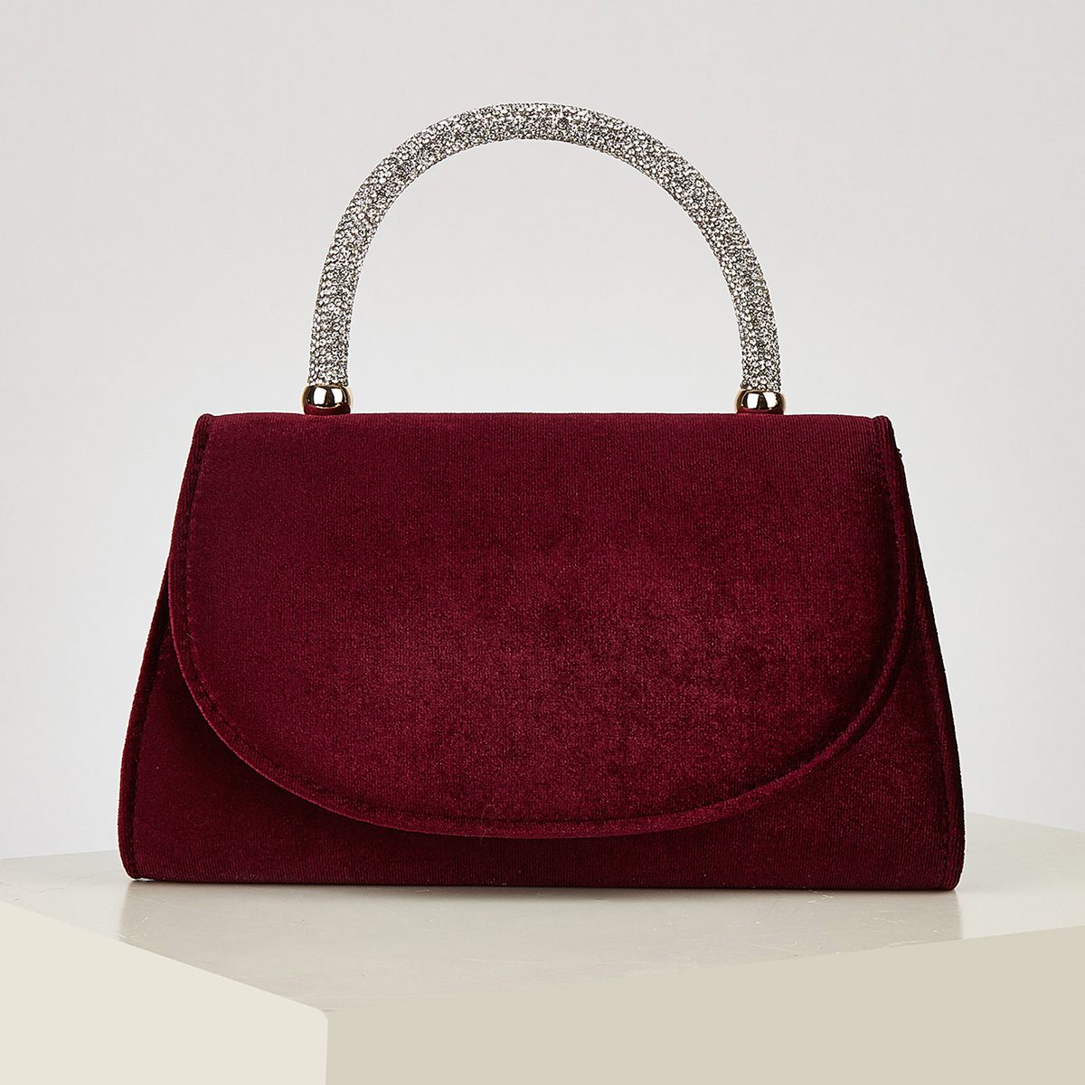 Women'S Bags Holiday - Women's Evening Bag, Faux Suede Solid