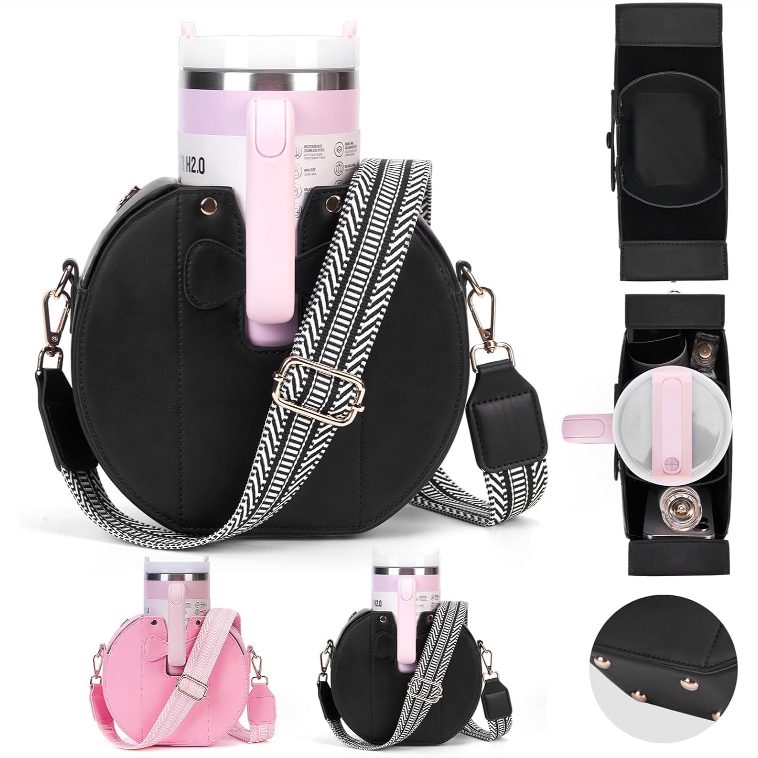 Women'S Crossbody Bags - Crossbody Tumbler Bag for 40oz Stanley
