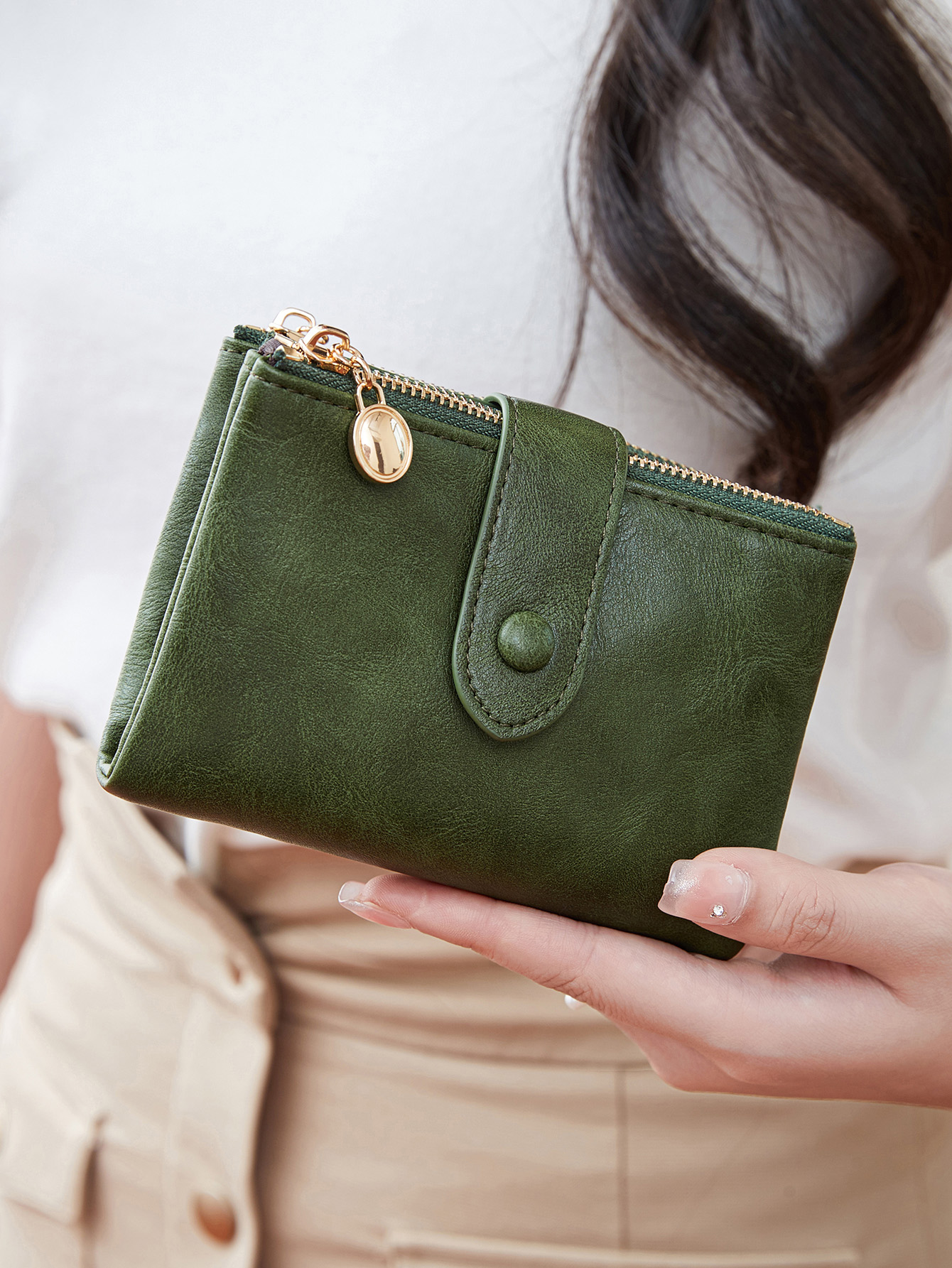 Women Bags Ck - Minimalist Women's Wallet Short Three Layer