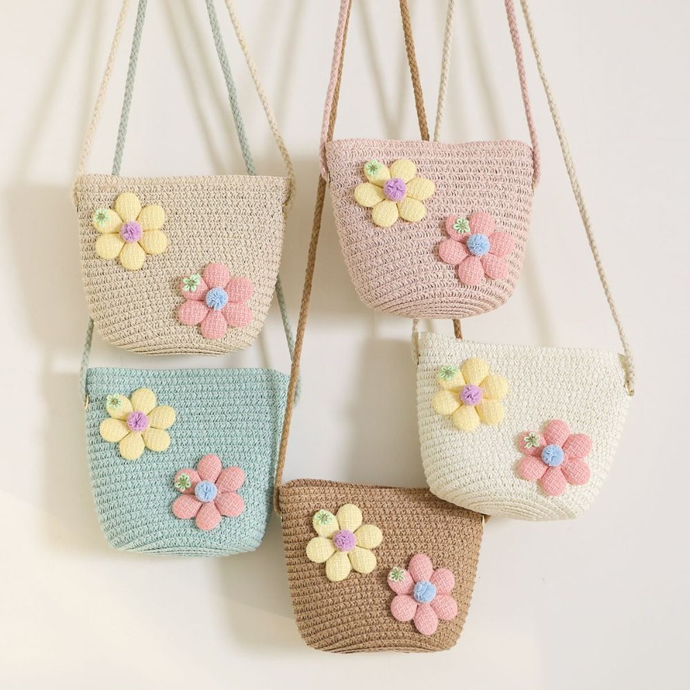 Cute Handmade Woven Girl Flowe - Woven Straw Bag review and price