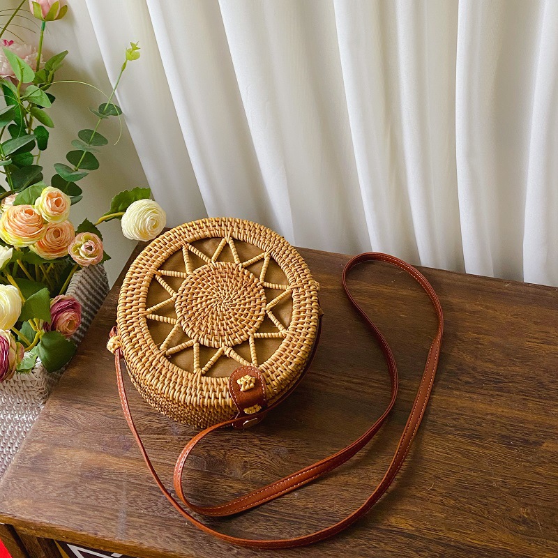 Vietnam Rattan Bag Round Woven - Women Bags Vietnam review and price