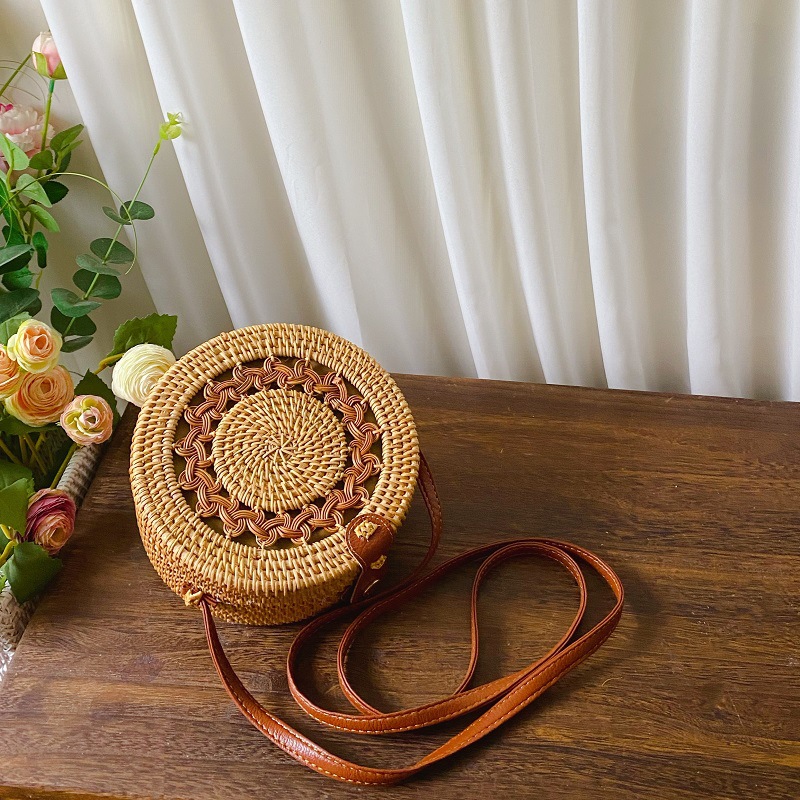 Vietnam Rattan Bag Round Woven - Women Bags Vietnam review and price