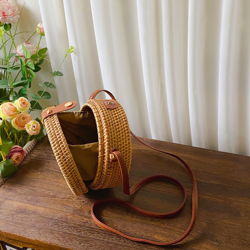 Vietnam Rattan Bag Round Woven - Women Bags Vietnam review and price