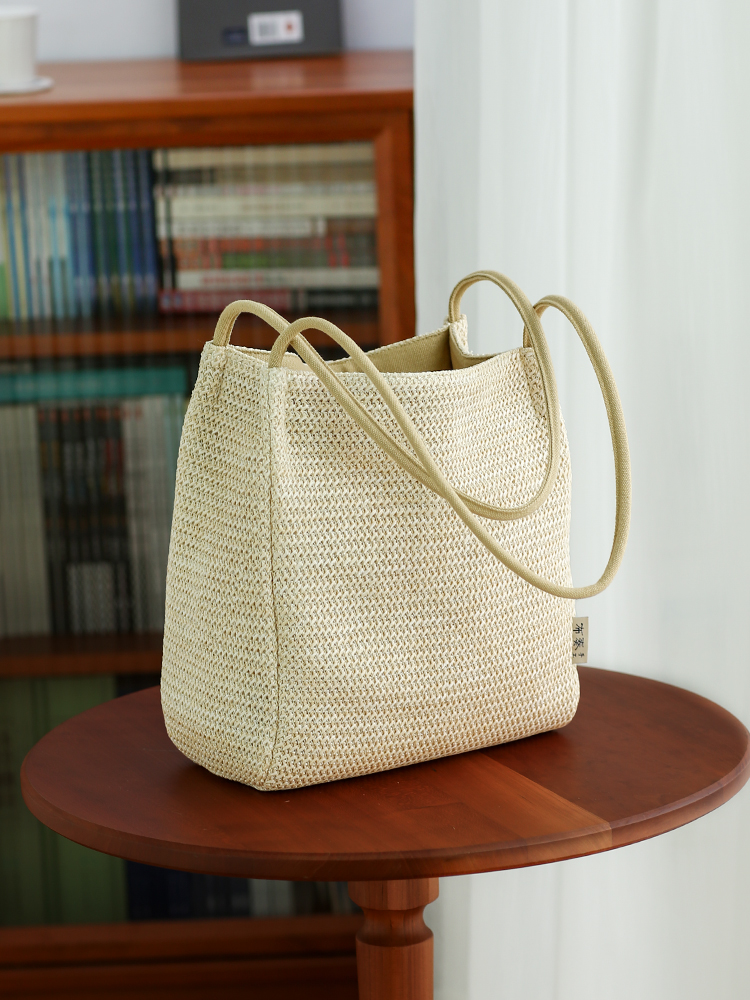 Woven bag lazy wind summer str - Woven Straw Bag review and price