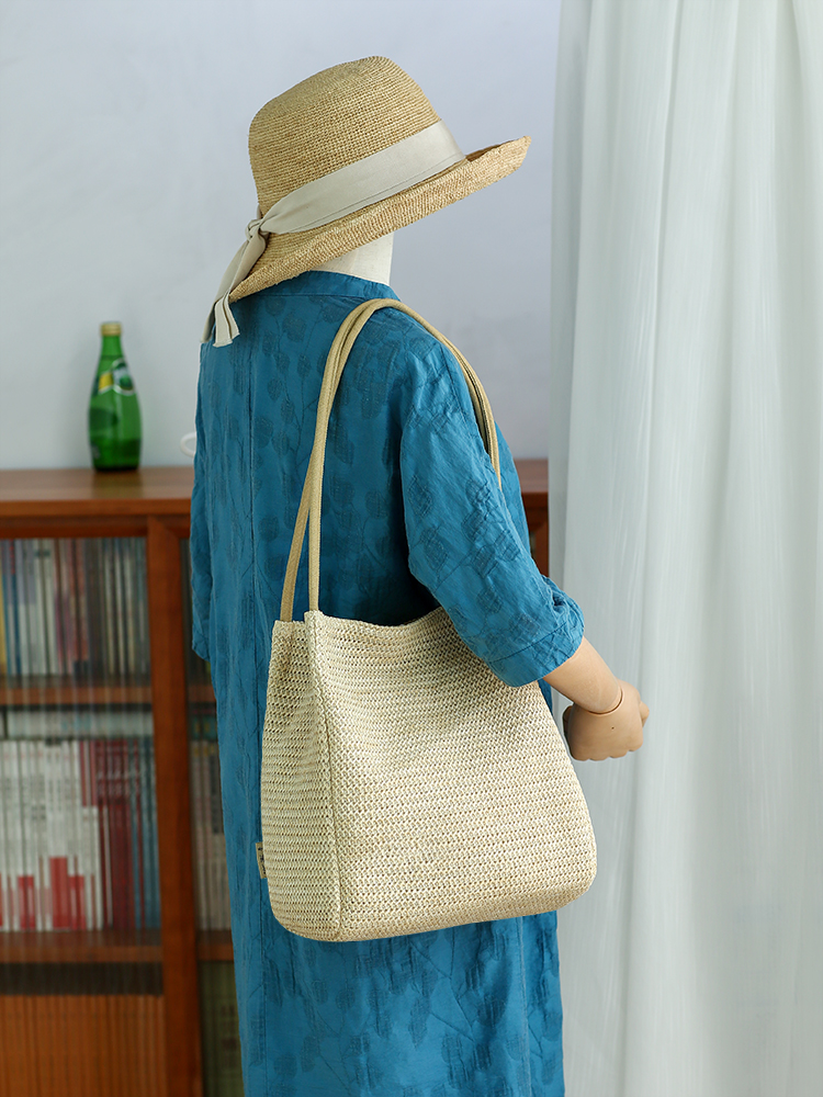 Woven bag lazy wind summer str - Woven Straw Bag review and price