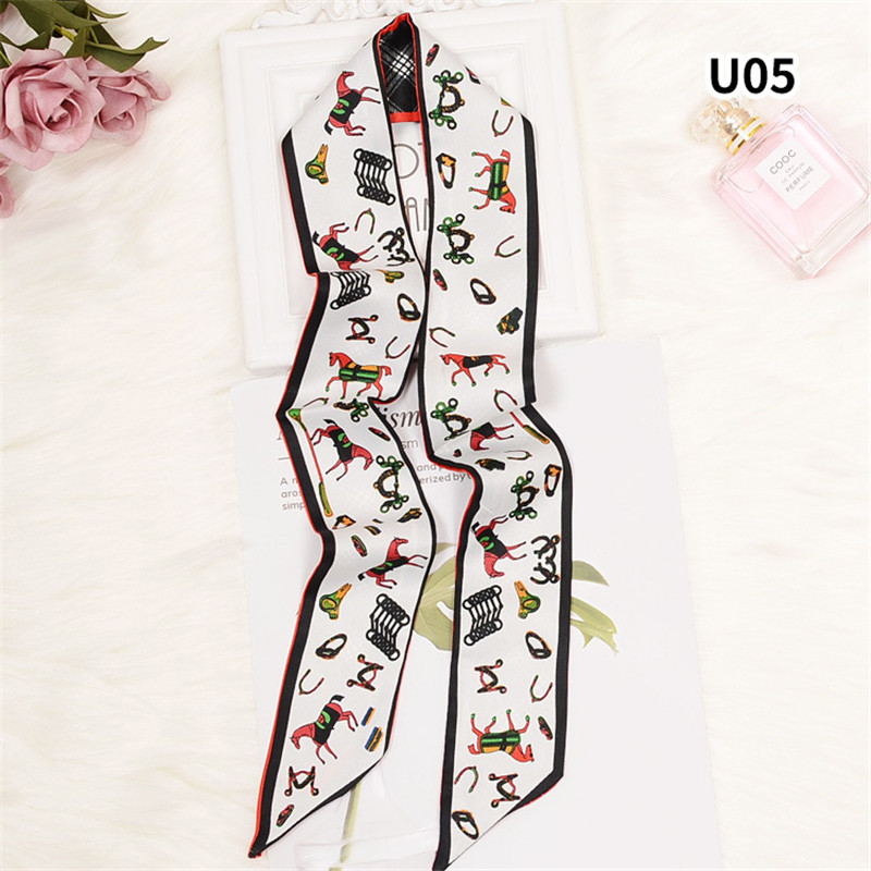 Horse Plaid Skinny Scarf Women - Women Bags Luxury Brands review and price