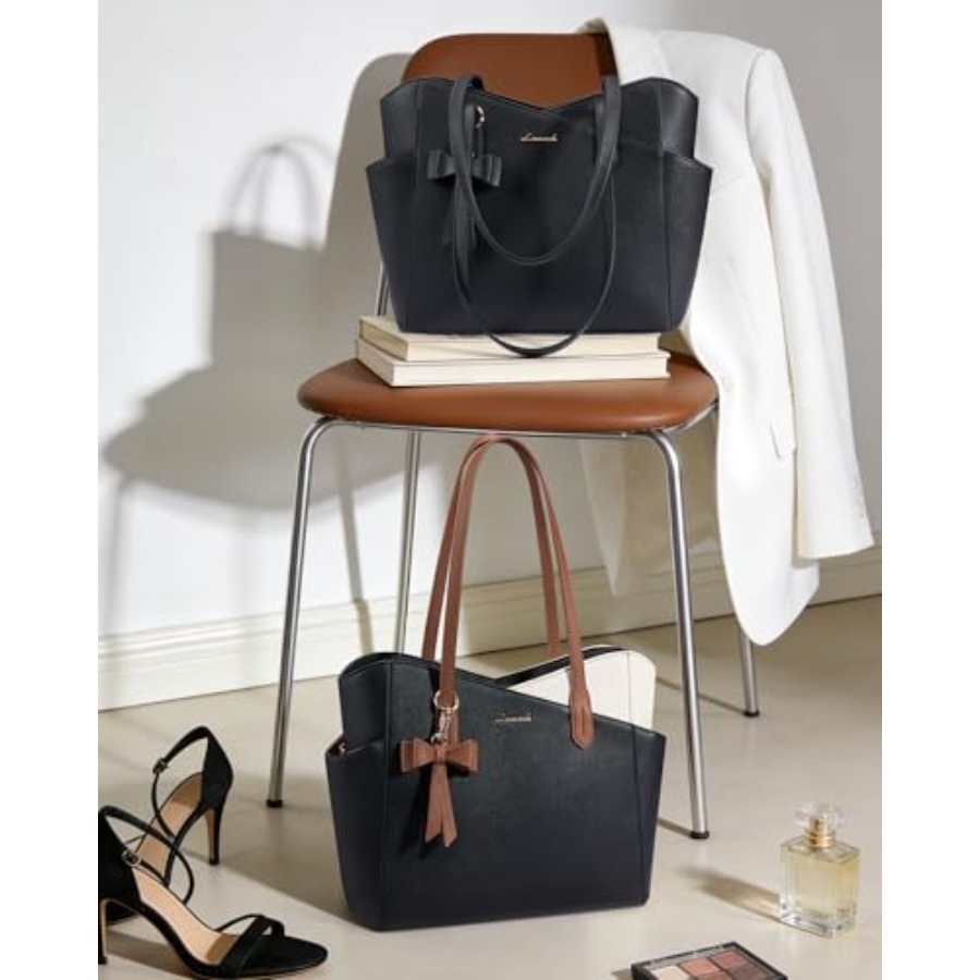 LOVEVOOK Tote Purse for Women  - Top Handle Structured review and price
