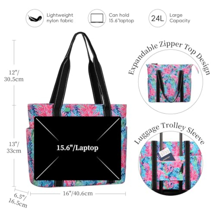 Tote Bag for Women with Laptop - Woman In Bag review and price