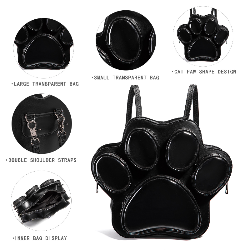 Cute Cat Paw Shape Ita Bag, PU - Women'S Bags Everyday review and price