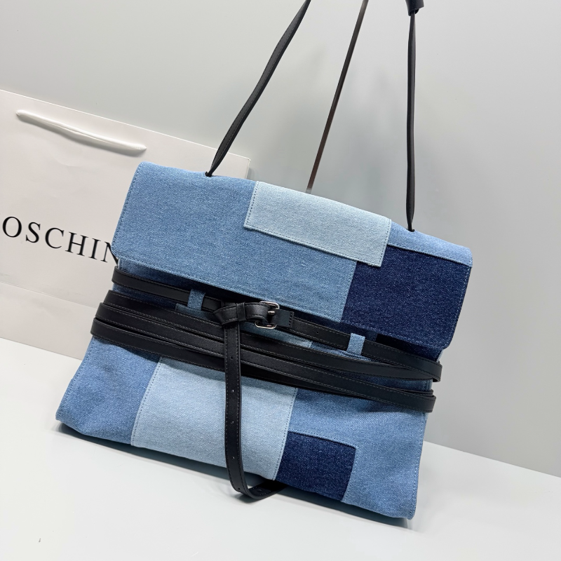 Color Block Denim Handbag Cros - Women'S Crossbody Bags review and price