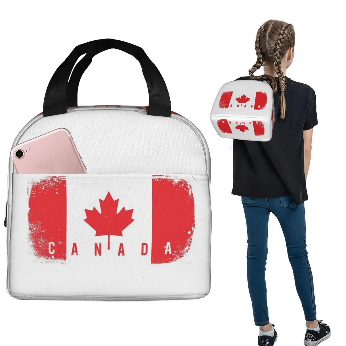 Canada Flag Insulated Lunch Ba - Women Bags In Canada review and price