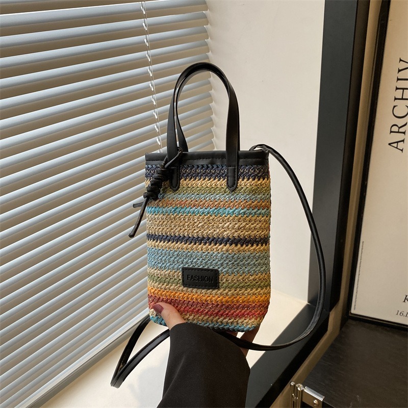 Retro Straw Shoulder Bag Mobil - Woven Straw Bag review and price