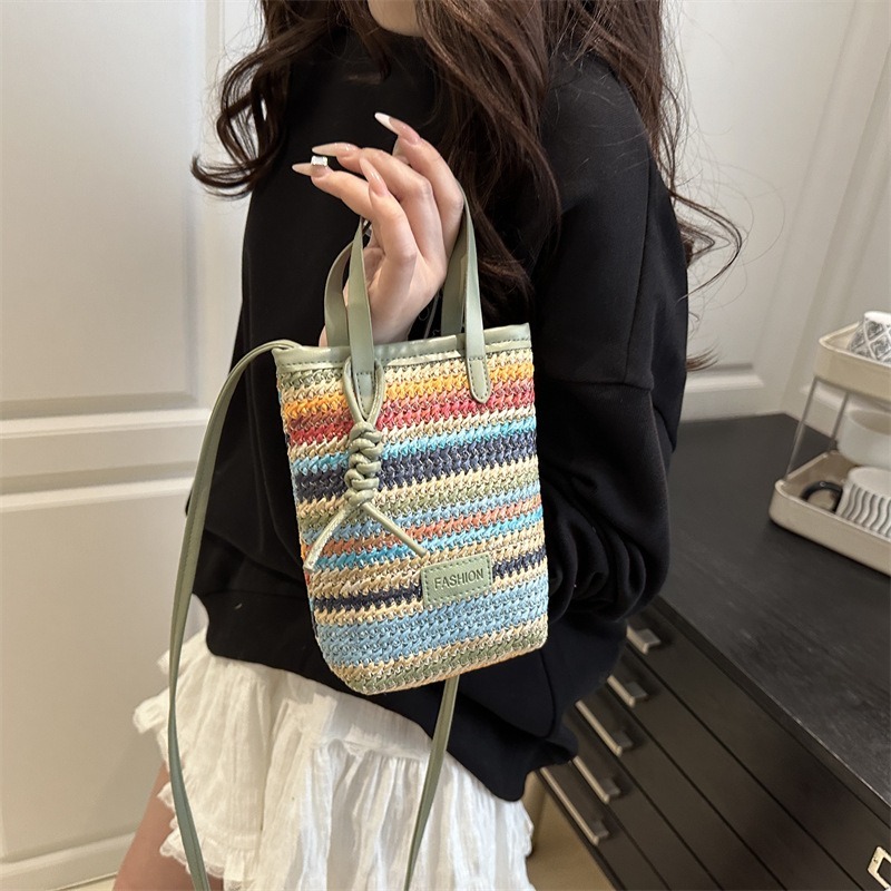 Retro Straw Shoulder Bag Mobil - Woven Straw Bag review and price