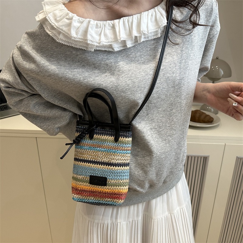 Retro Straw Shoulder Bag Mobil - Woven Straw Bag review and price
