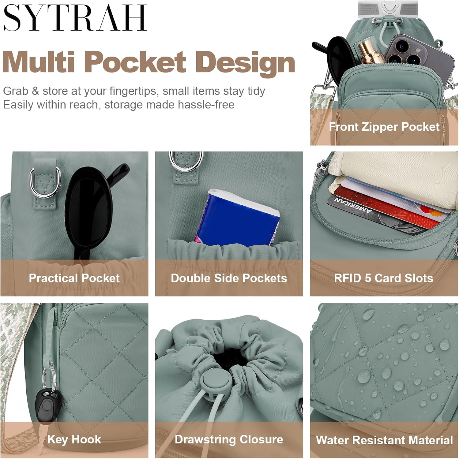 Insulated Water Bottle Bag Cro - Women'S Crossbody Bags review and price
