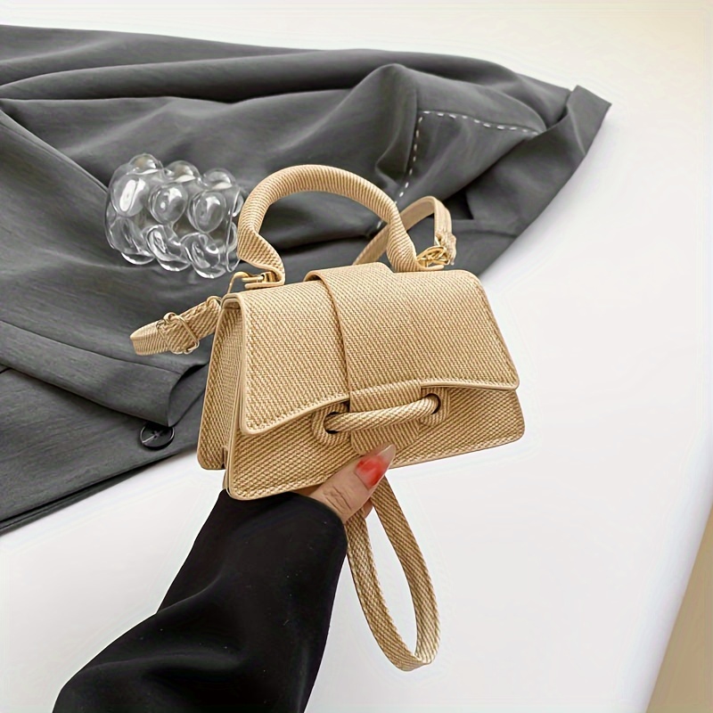 Women's Fashion Woven Mini Han - Top Handle Structured review and price