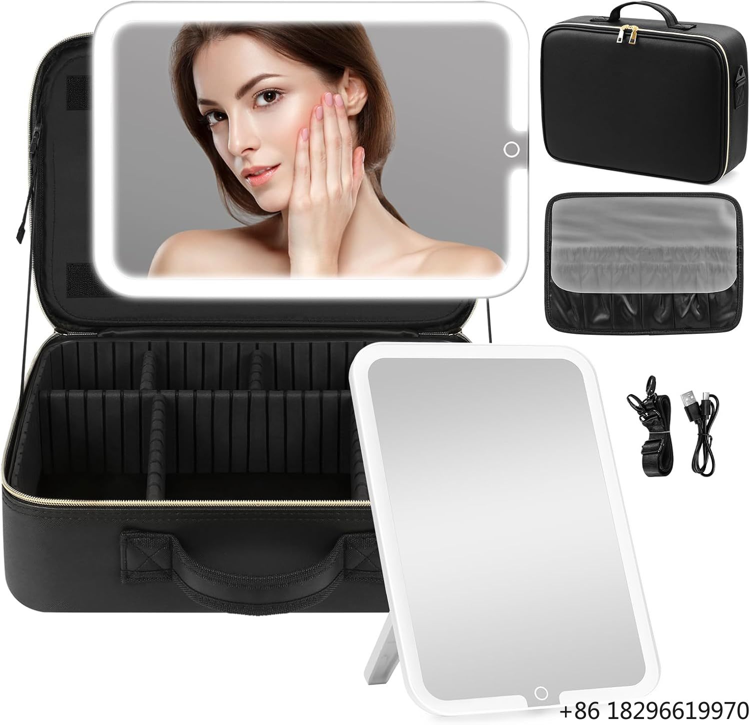Portable Travel Makeup Bag Wit - Women Vanity Bags review and price