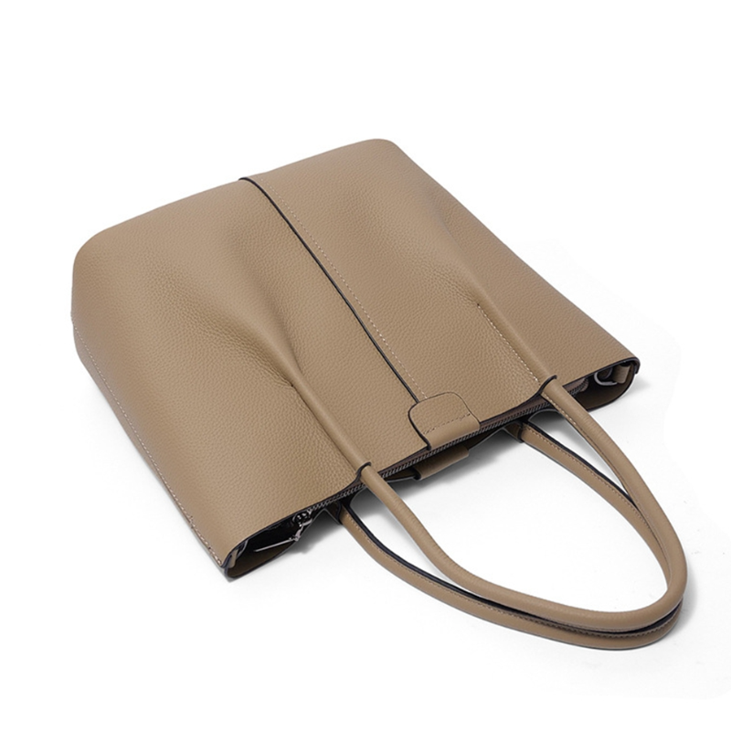 Textured Genuine Leather Handb - Top Handle Structured review and price