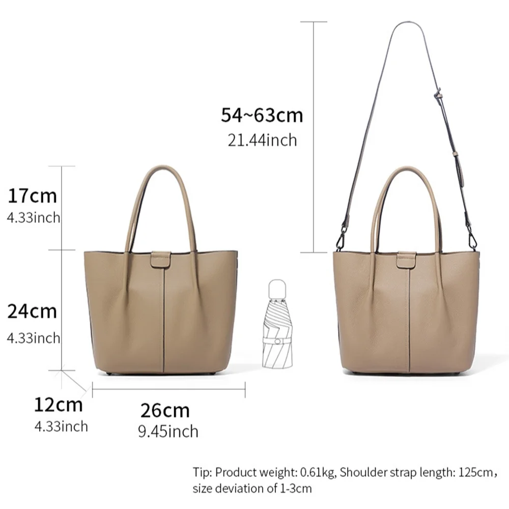 Textured Genuine Leather Handb - Top Handle Structured review and price