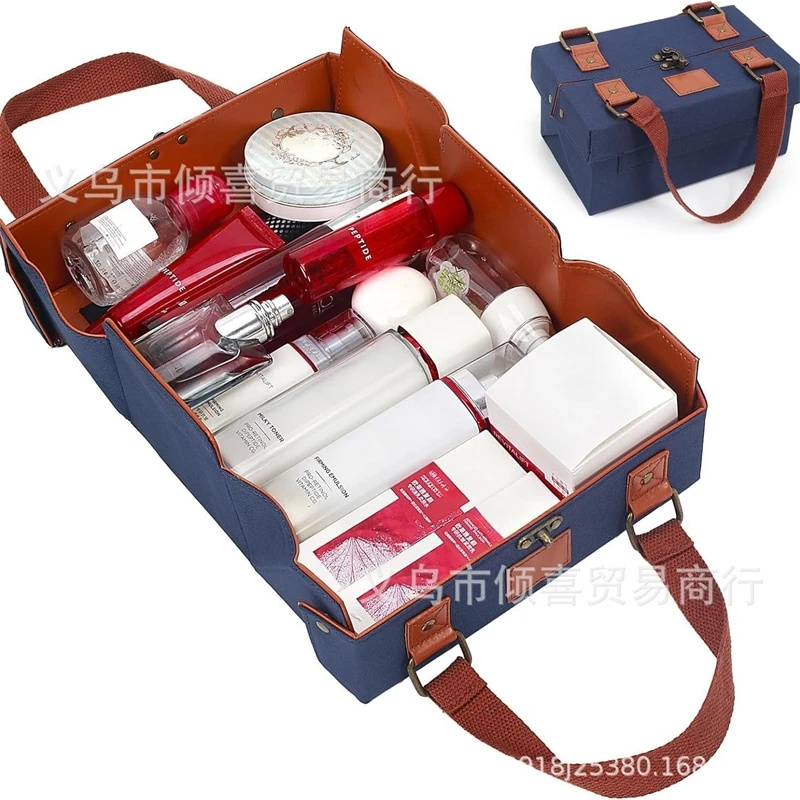 Leather Magnetic Makeup Tote B - Women Vanity Bags review and price
