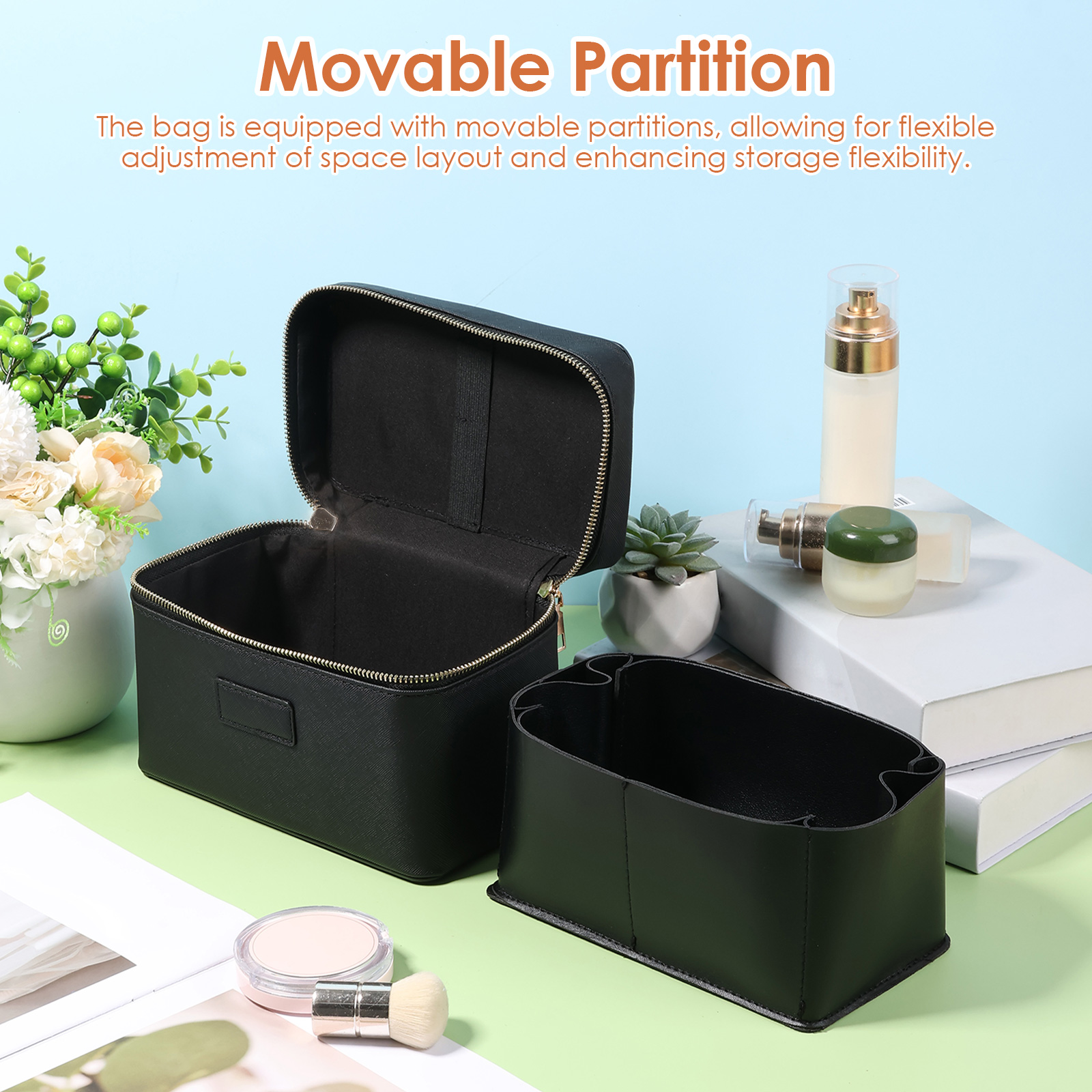PU leather Cosmetic Bag Women  - Women Vanity Bags review and price