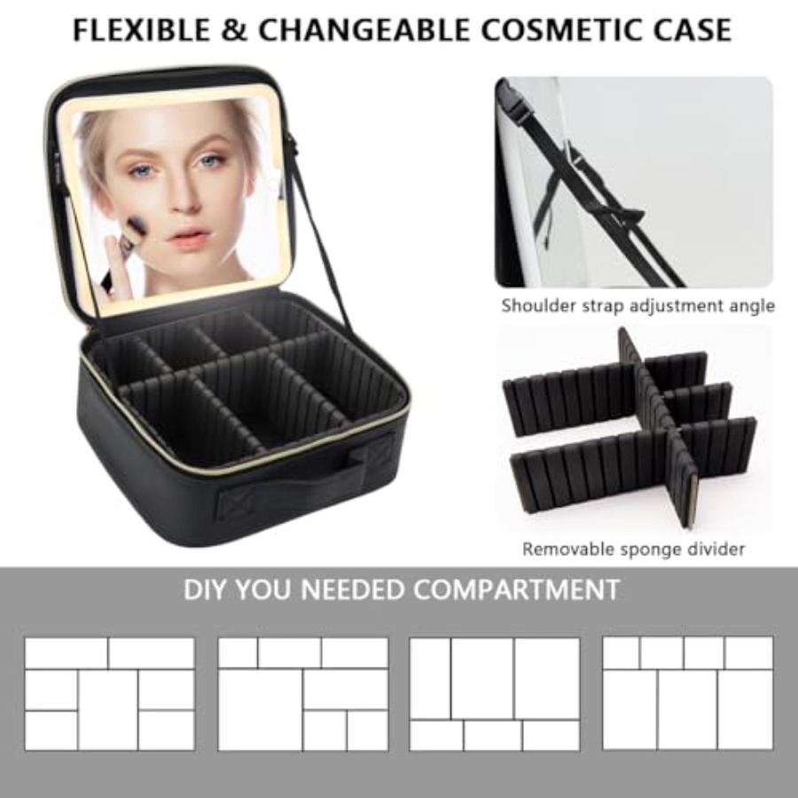 Makeup Bag, Large Vanity Makeu - Women Vanity Bags review and price