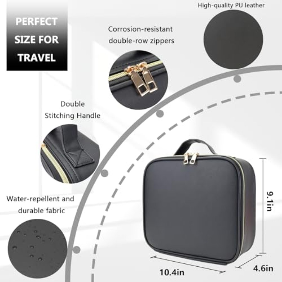 Makeup Bag, Large Vanity Makeu - Women Vanity Bags review and price