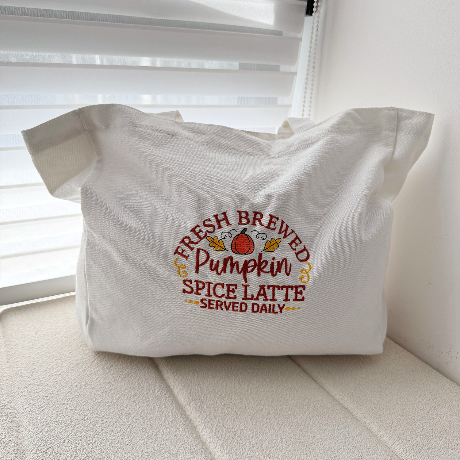 Pumpkin Spiced Latte Embroider - Women Bags Ck review and price