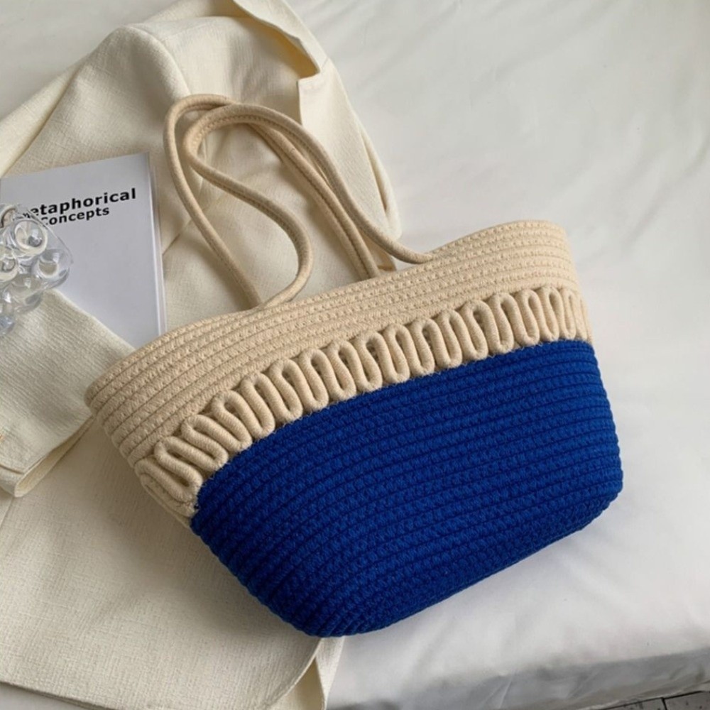 Shoulder Bag Nylon Woven Tote  - Woven Straw Bag review and price