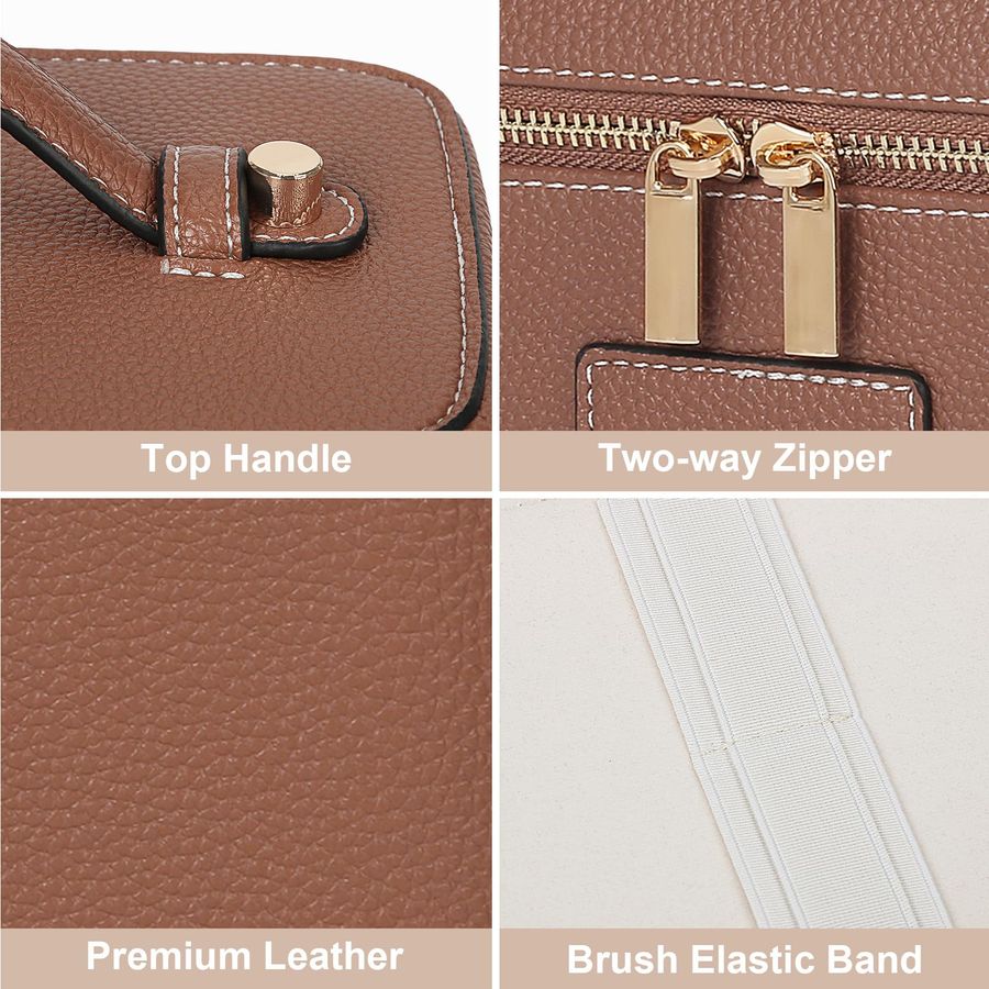 Bag Vanity Case for Women Leat - Women Vanity Bags review and price