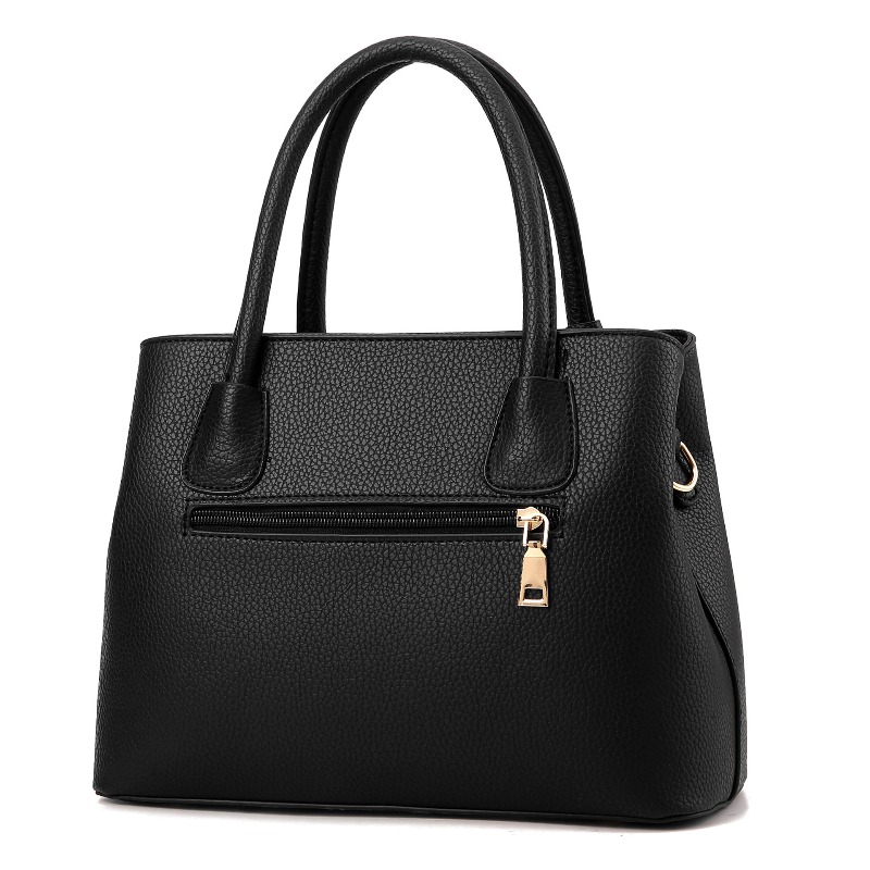 PU Leather Top-Handle Bag Stru - Top Handle Structured review and price
