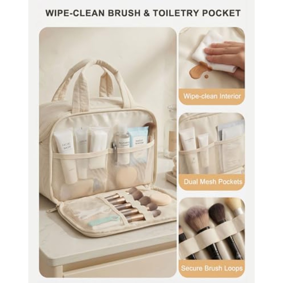 Large Quilted Toiletry Bag for - Woman In Bag review and price