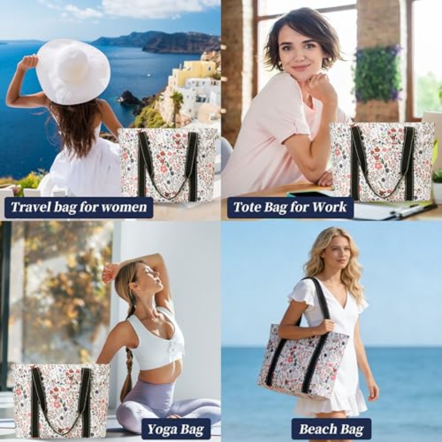 Tote Bag for Women with Laptop - Woman In Bag review and price