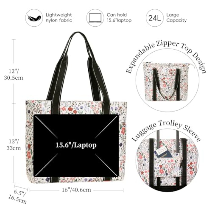 Tote Bag for Women with Laptop - Woman In Bag review and price