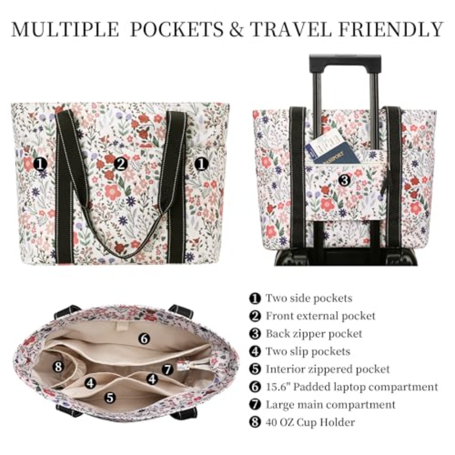 Tote Bag for Women with Laptop - Woman In Bag review and price