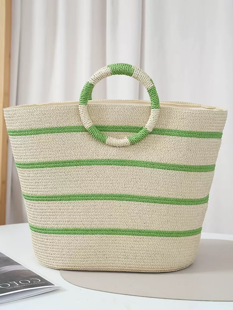 striped Tote grass woven bag s - Women'S Bags Holiday review and price