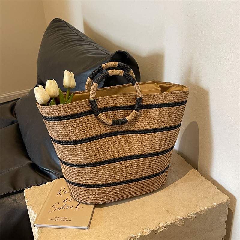 striped Tote grass woven bag s - Women'S Bags Holiday review and price