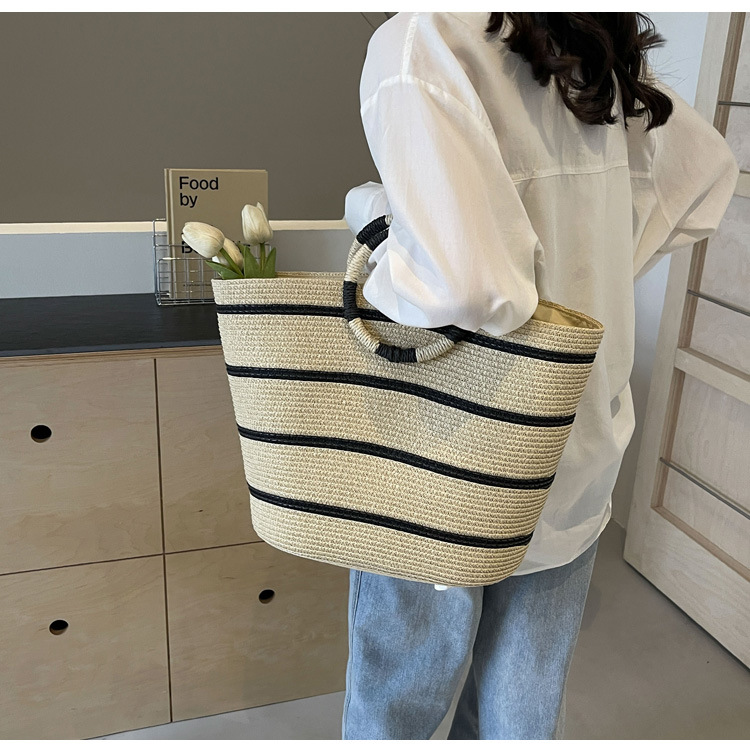 striped Tote grass woven bag s - Women'S Bags Holiday review and price