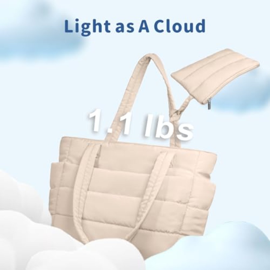 TOPDesign Puffer Tote Bag for  - Woman In Bag review and price
