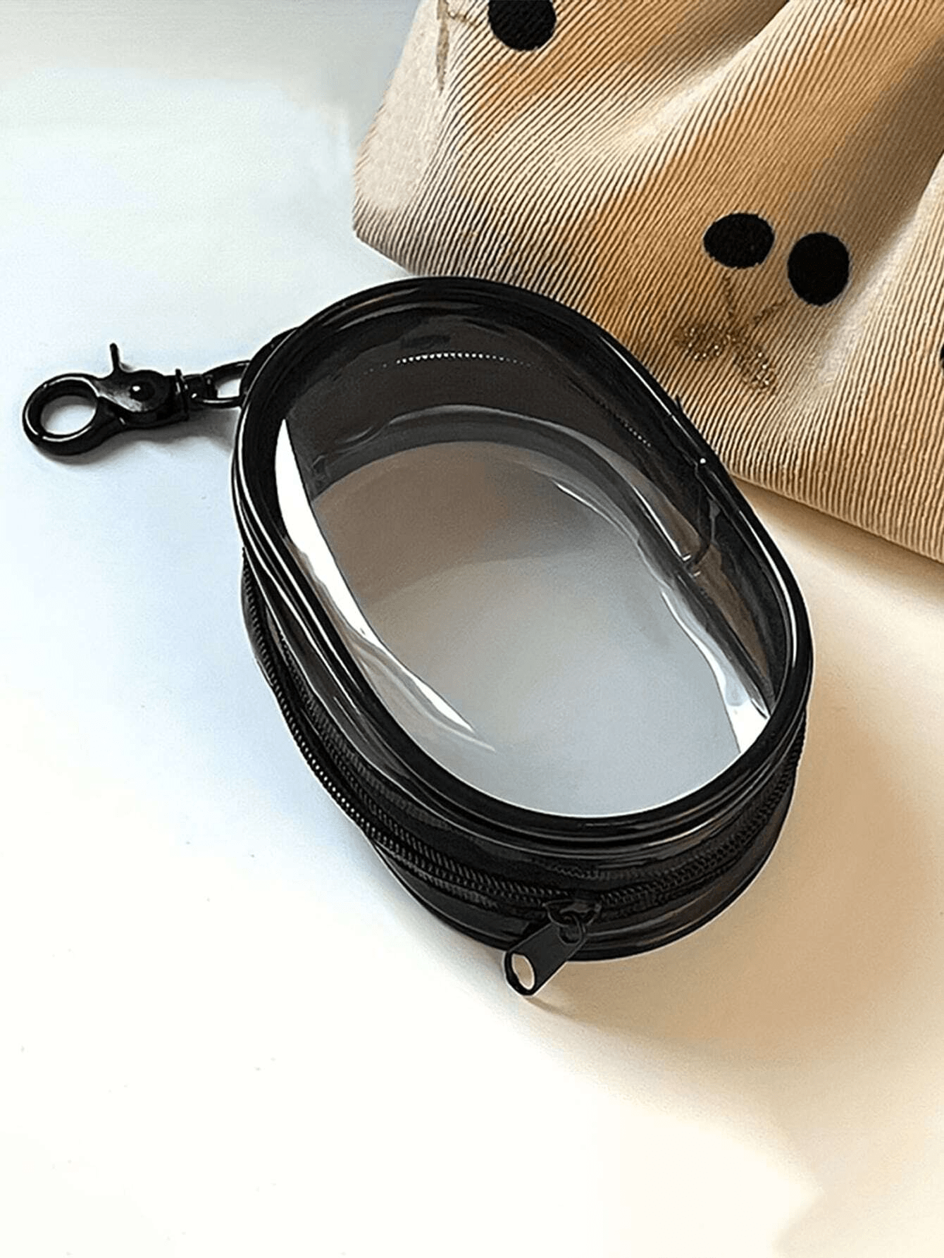 Portable Mini Transparent Zipp - Woman In Bag review and price