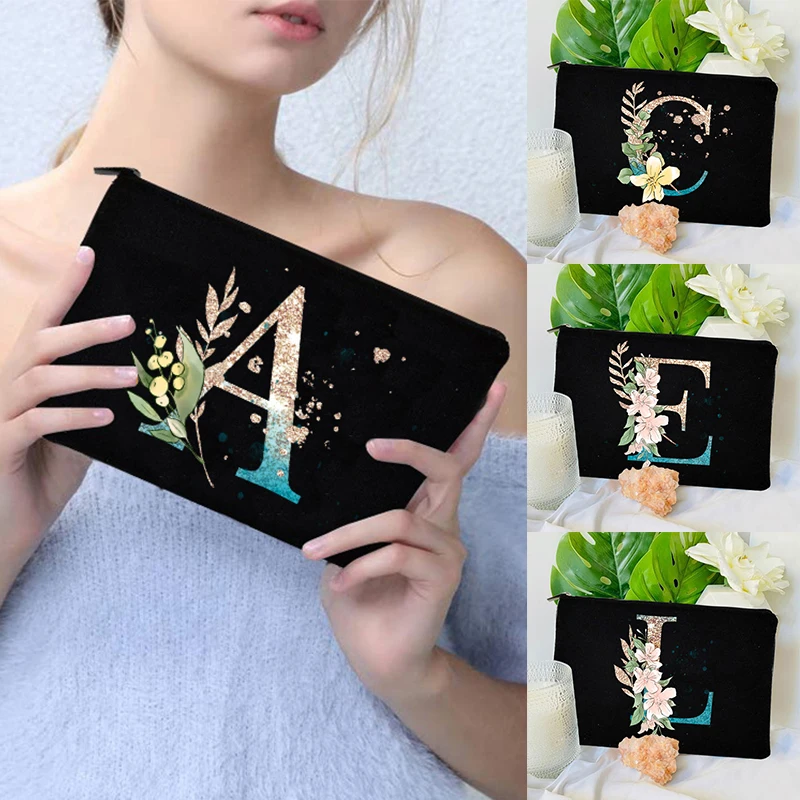 Gradient Initial Makeup Zipper - Women Bags Pinterest review and price