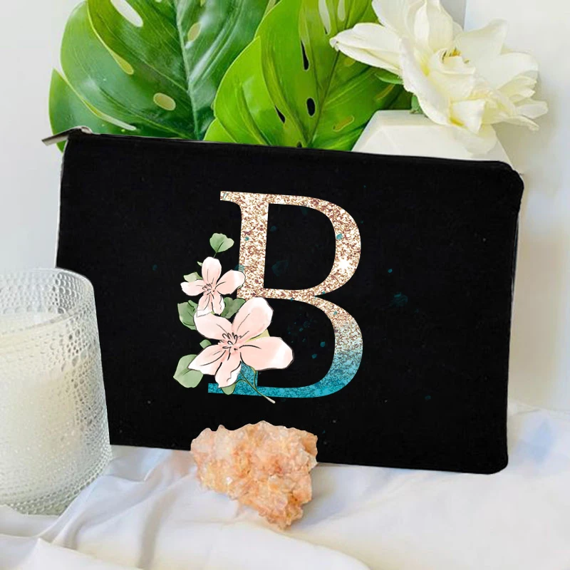 Gradient Initial Makeup Zipper - Women Bags Pinterest review and price