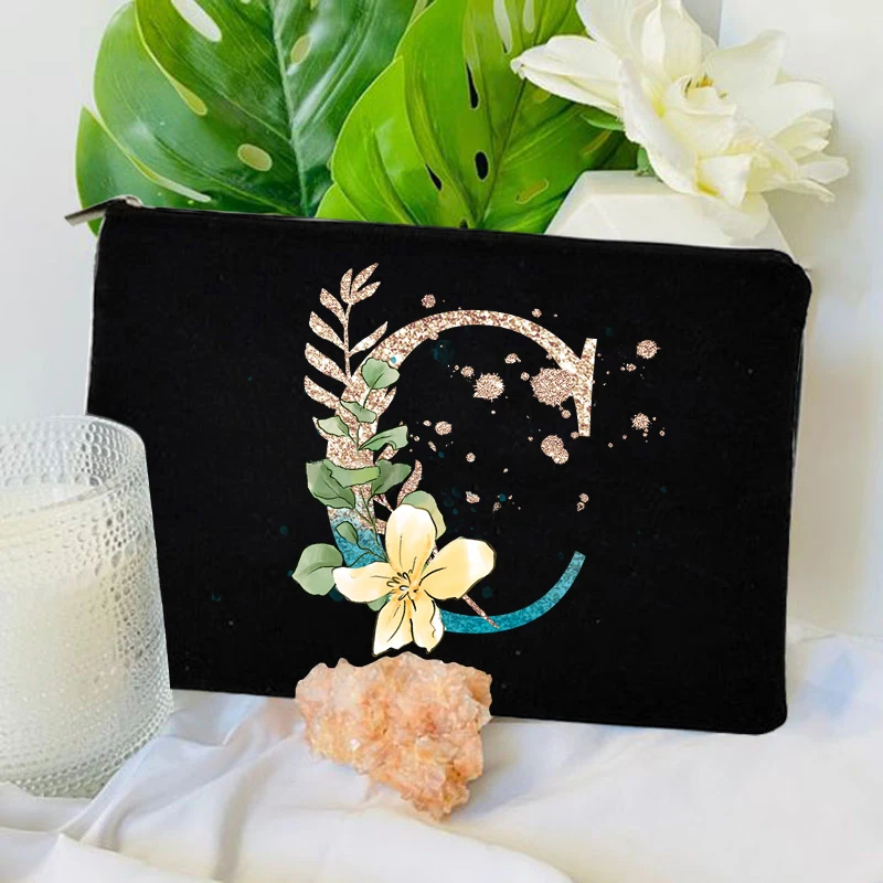 Gradient Initial Makeup Zipper - Women Bags Pinterest review and price