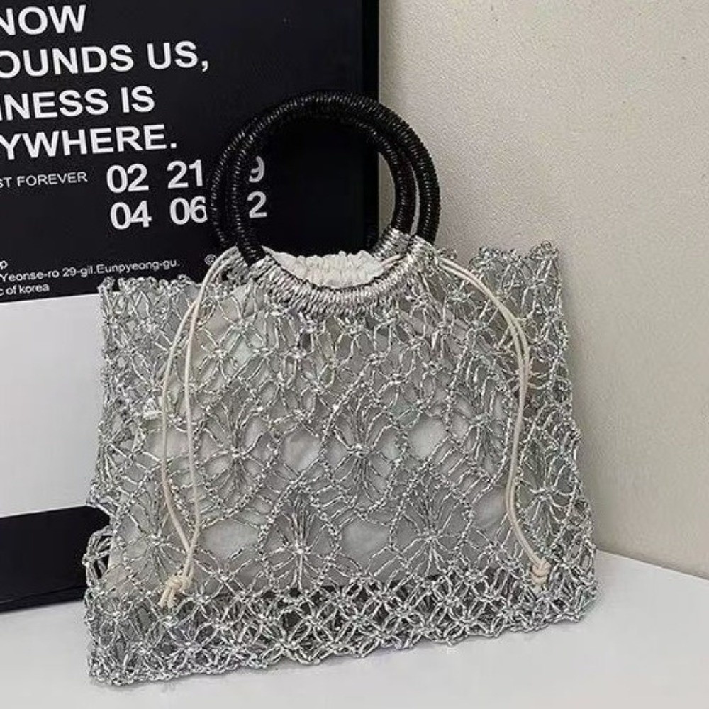 Woven Hollow-out Woven Handbag - Women'S Bags Holiday review and price